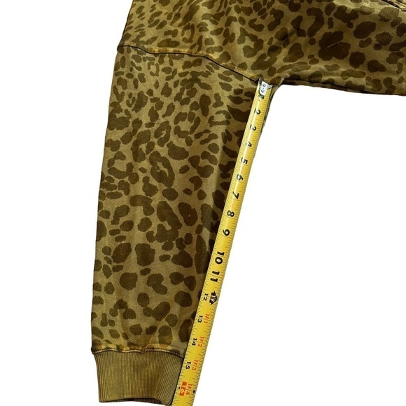 JoyLab Full zip Army Cheetah Print Hoodie Jacket Size Small - Picture 8 of 17